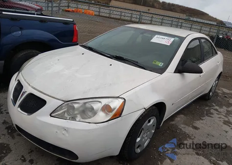 2007 Pontiac G6 Value Leader z USA, uszkodzony, nr VIN 1G2ZF58B474103342